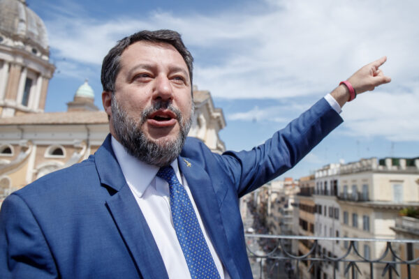 Foto Roberto Monaldo / LaPresse
14-05-2022 Roma
Politica
Convention della Lega “E’ l’Italia che vogliamo”
Nella foto Matteo Salvini

Photo Roberto Monaldo / LaPresse
14-05-2022 Rome (Italy) 
Convention of the Lega party
In the pic  Matteo Salvini