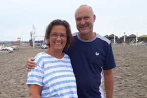 Sandro Prada e la moglie Patrizia (Facebook)