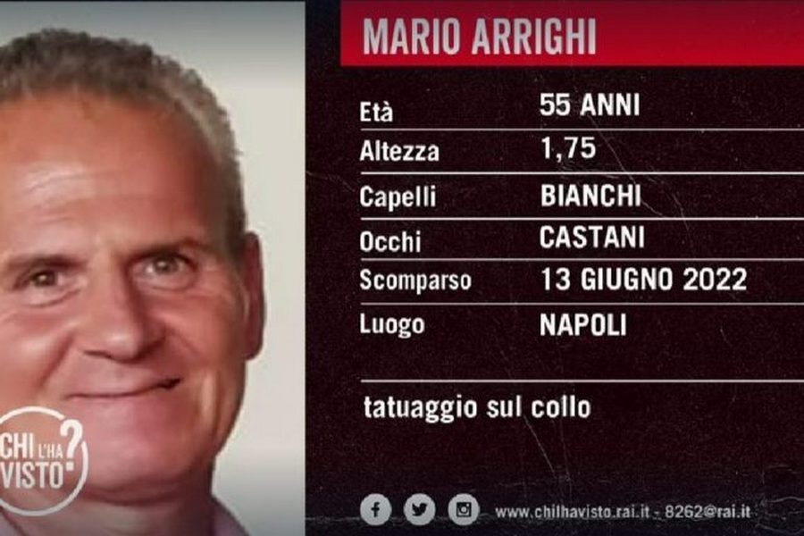 Mario Arrighi, ritrovato morto l’operaio napoletano: il biglietto alla moglie e la segnalazione di due sorelle dopo ‘Chi l’ha visto?’