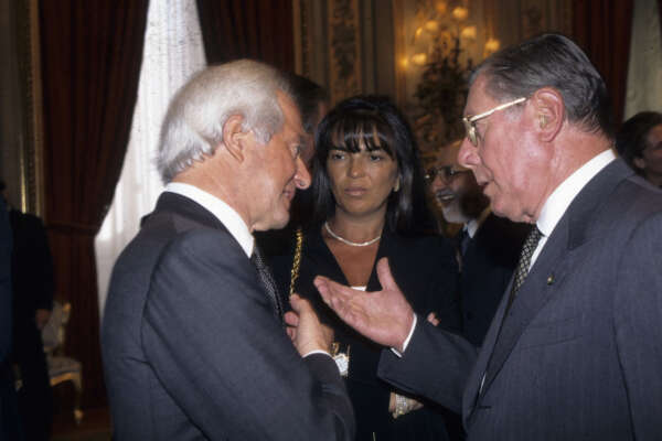 LEONARDO DEL VECCHIO CON LA MOGLIE NICOLETTA ZAMPILLO, SERGIO PININFARINA