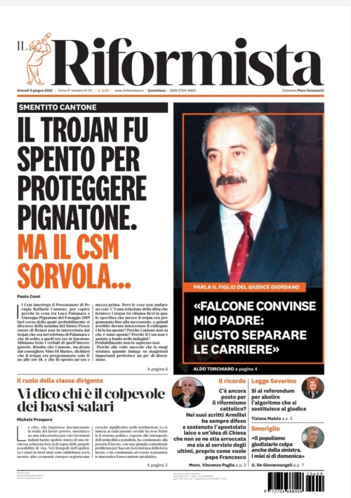 Quotidiano del 9 giugno 2022