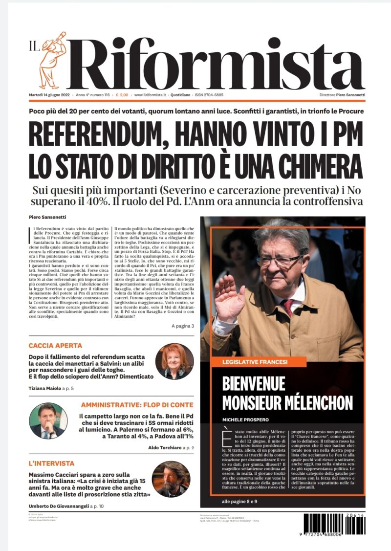 Quotidiano del 14 giugno 2022