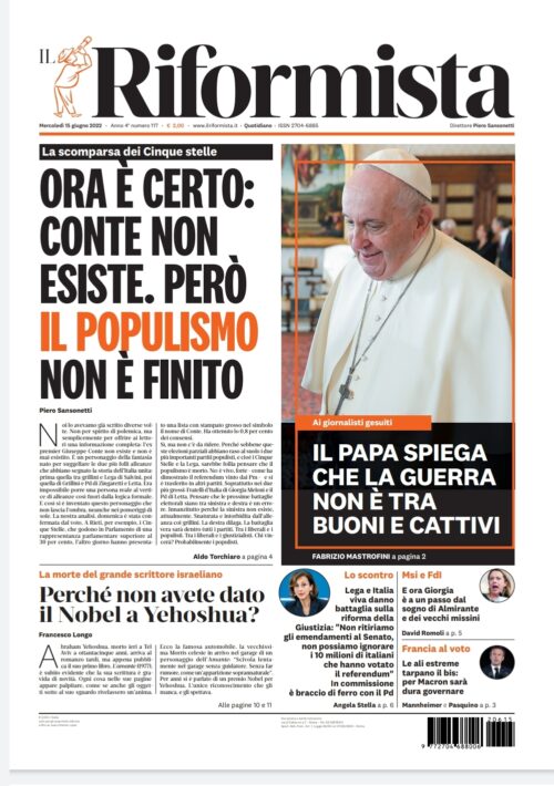 Quotidiano del 15 giugno 2022