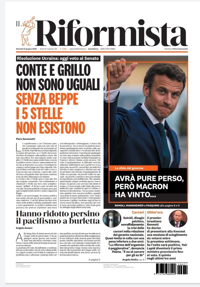 Quotidiano del 21 giugno 2022
