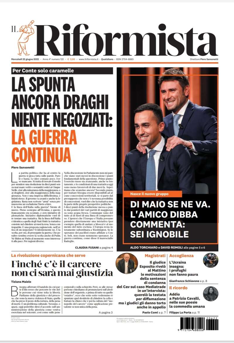 Quotidiano del 22 giugno 2022