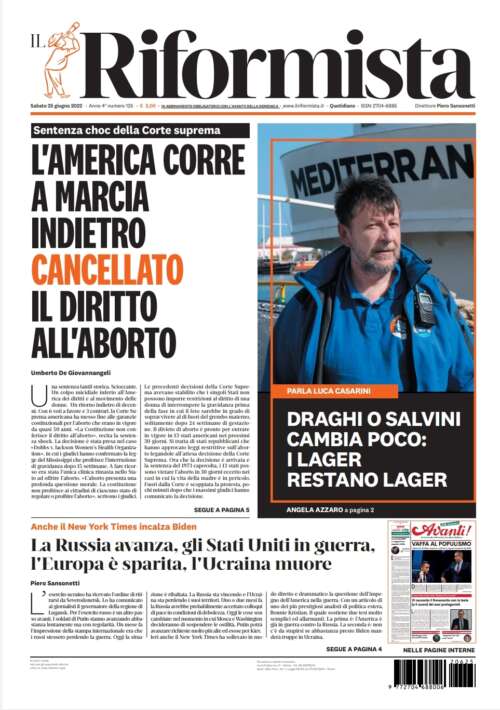 Quotidiano del 25 giugno 2022