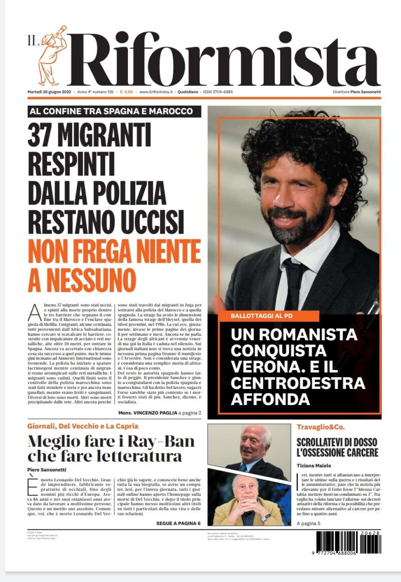 Quotidiano del 28 giugno 2022
