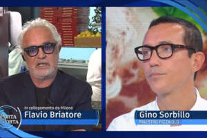 Briatore vs Sorbillo, pace sul Pizza Gate a Porta a Porta: “Creiamo insieme un brand internazionale”