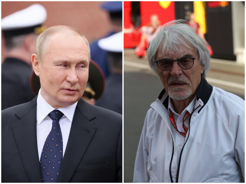 Bernie Ecclestone giura fedeltà a Putin: “Pronto a prendermi una pallottola per lui”
