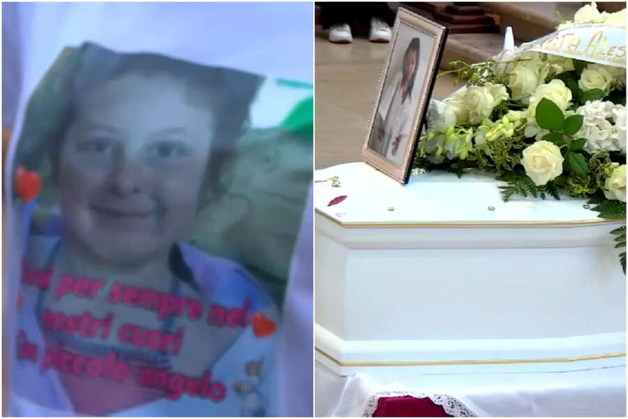 L’addio alla piccola Elena, l’arcivescovo: “Sbagliato lapidare la mamma, i bimbi non concepiscono vendette”