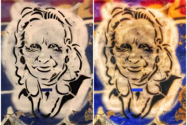 Il murales dedicato nel centro storico di Napoli