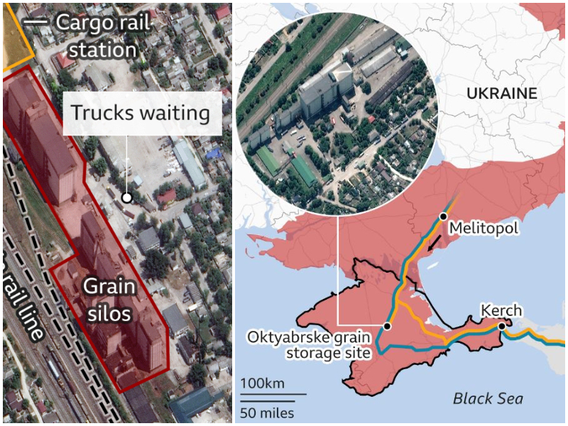 “Come i russi rubano il grano in Ucraina e dove lo portano”: l’inchiesta della BBC sui furti nelle aree occupate