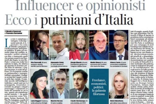 I putiniani d’Italia e la caccia alle streghe lanciata dal Copasir: sembra di essere su Scherzi a parte