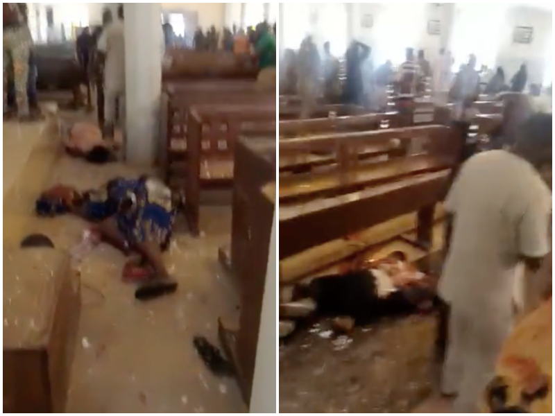 Strage in chiesa in Nigeria: anche bambini tra le 50 vittime, rapiti sacerdote e fedeli