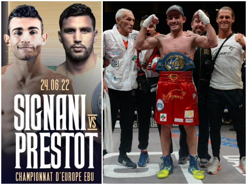 Dove vedere l’incontro Signani-Prestot: il “Giaguaro” sul ring in Francia per difendere il titolo europeo