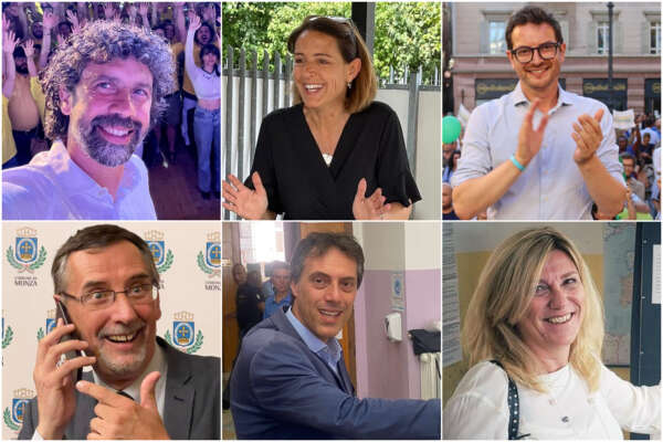 In alto da sinistra Damiano Tommasi, Katia Tarasconi, Michele Guerra.
In basso da sinistra: Paolo Pilotto, Nicola Fiorita, Serena Arrighi In alto da sinistra Damiano Tommasi, Katia Tarasconi, Michele Guerra.
In basso da sinistra: Paolo Pilotto, Nicola Fiorita, Serena Arrighi