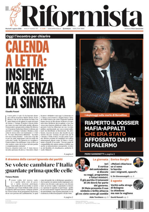 Quotidiano del 2 agosto 2022
