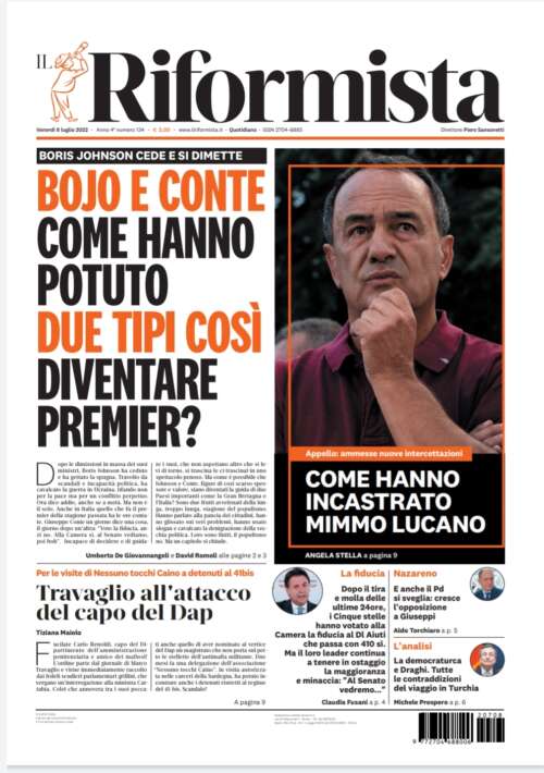 Quotidiano dell’8 luglio 2022