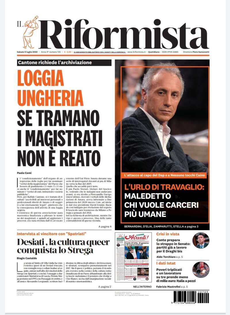 Quotidiano del 9 luglio 2022