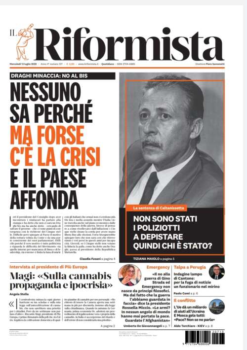 Quotidiano del 13 luglio 2022