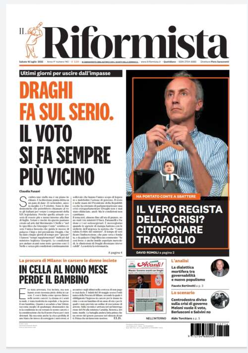 Quotidiano del 16 luglio 2022