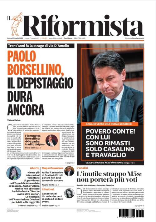Quotidiano del 19 luglio 2022