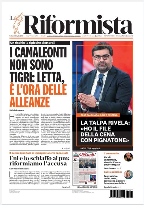 Quotidiano del 23 luglio 2022
