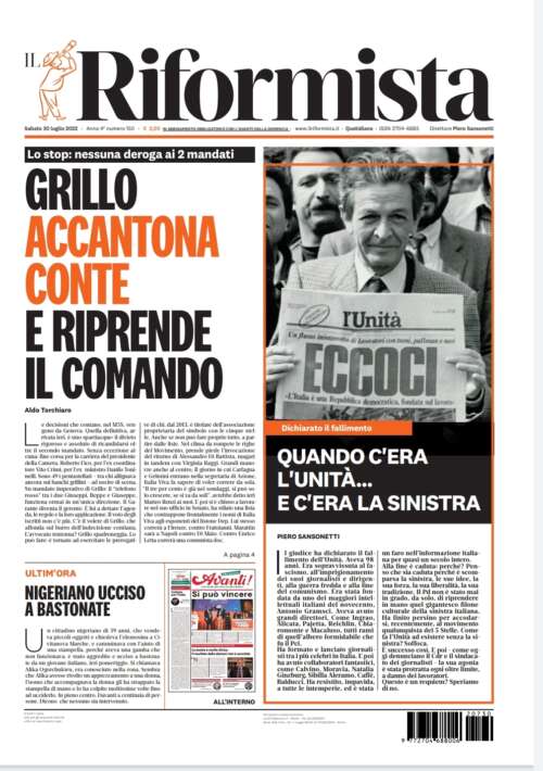 Quotidiano del 30 luglio 2022