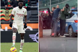 Bakayoko perquisito in strada come un narcos dalla polizia: pistole puntate contro il giocatore del Milan