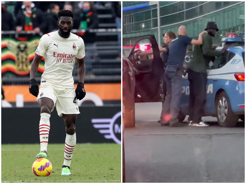 Bakayoko perquisito in strada come un narcos dalla polizia: pistole puntate contro il giocatore del Milan