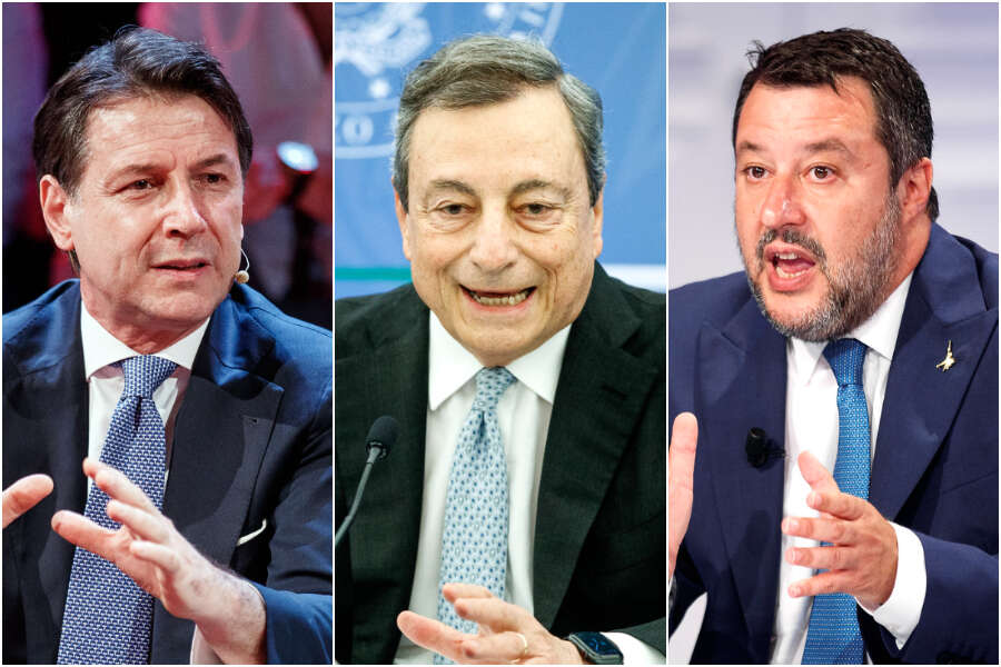 Strappo di Salvini col governo, Draghi alle prese col Dl Aiuti: se i 5 Stelle non votano la fiducia salirà al Colle