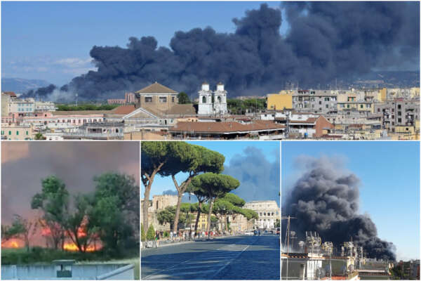 Incendio a Roma, da Centocelle si alza nube nera: udite forti esplosioni