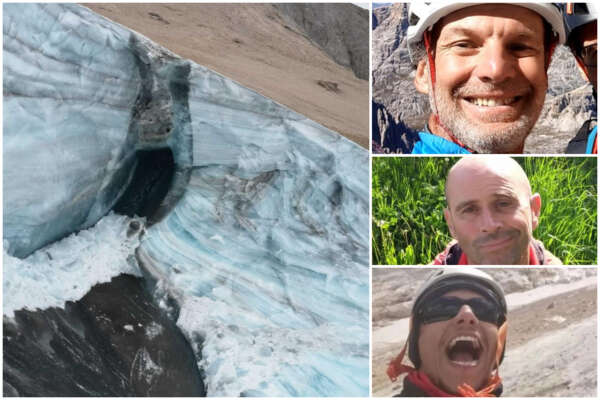 Chi sono le vittime della Marmolada, le vite spezzate di Paolo, Filippo, Davide: “Dispersi difficile che siano vivi”