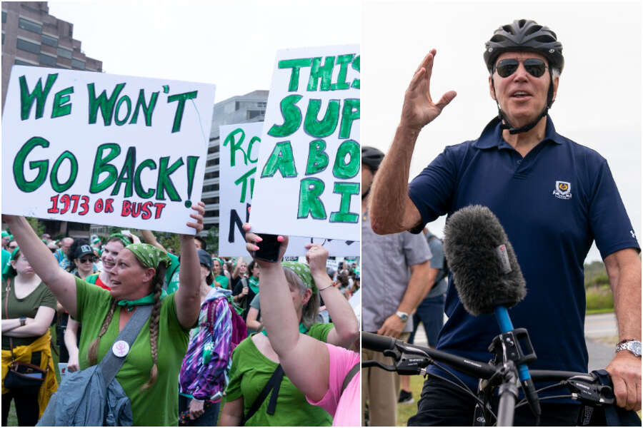 Aborto, Biden alle donne: “Continuate a protestare, è di cruciale importanza”