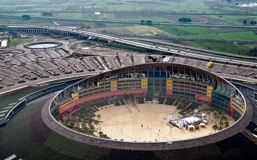 Nel cuore del “Vulcano Buono” di Renzo Piano nasce la pop-up arena più grande d’Europa