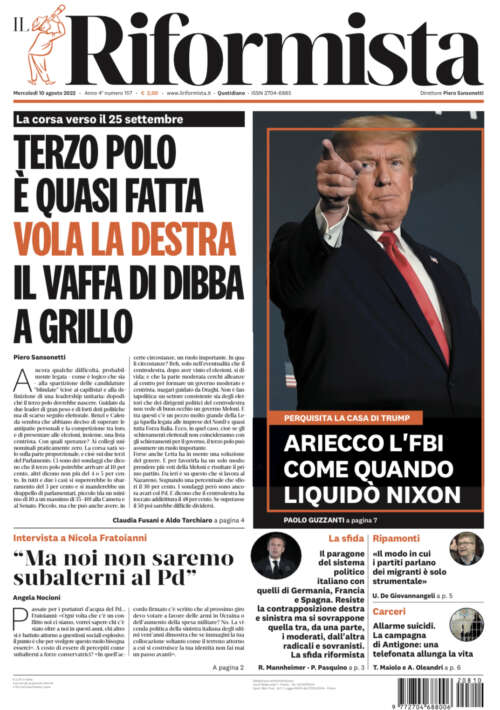 Quotidiano del 10 agosto 2022
