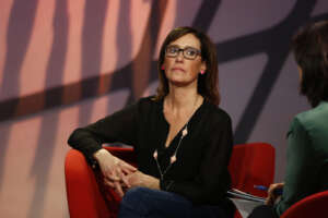 Foto: Cecilia Fabiano-LaPresse 
28-11-2019 Roma( Italia) 
Cronaca  : Ilaria Cucchi e Fabio Anselmo ospiti a Tagata 
Nella Foto: Ilaria Cucchi
Photo: Cecilia Fabiano- LaPresse
November ,28, 2019 Rome ( Italy ) 
News :Ilaria Cucchi and Fabio Anselmo in a transmission 
in The Pic : Ilaria Cucchi