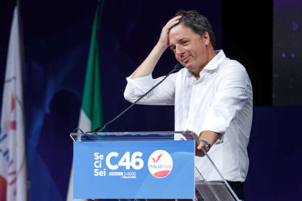 Foto Roberto Monaldo / LaPresse
16-07-2022 Roma
Politica
Assemblea nazionale di Italia Viva
Nella foto Matteo Renzi 

Photo Roberto Monaldo / LaPresse
16-07-2022 Rome (Italy) 
Italia Viva party national assembly
In the pic Matteo Renzi