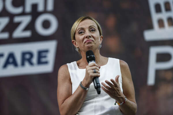 20-07-2022 Roma (Italia) Politica – Crisi di Governo – Giorgia Meloni alla festa di Piazza Italia dopo il voto al Senato – Nella foto Giorgia Meloni
20-07-2022 Rome (Italy) Politics – Giorgia Meloni at the Fratelli d’Italia kermesse – In the pic Giorgia Meloni
20-07-2022 Roma (Italia) Politica – Crisi di Governo – Giorgia Meloni alla festa di Piazza Italia dopo il voto al Senato – Nella foto Giorgia Meloni
20-07-2022 Rome (Italy) Politics – Giorgia Meloni at the Fratelli d’Italia kermesse – In the pic Giorgia Meloni 20-07-2022 Roma (Italia) Politica – Crisi di Governo – Giorgia Meloni alla festa di Piazza Italia dopo il voto al Senato – Nella foto Giorgia Meloni
20-07-2022 Rome (Italy) Politics – Giorgia Meloni at the Fratelli d’Italia kermesse – In the pic Giorgia Meloni
20-07-2022 Roma (Italia) Politica – Crisi di Governo – Giorgia Meloni alla festa di Piazza Italia dopo il voto al Senato – Nella foto Giorgia Meloni
20-07-2022 Rome (Italy) Politics – Giorgia Meloni at the Fratelli d’Italia kermesse – In the pic Giorgia Meloni