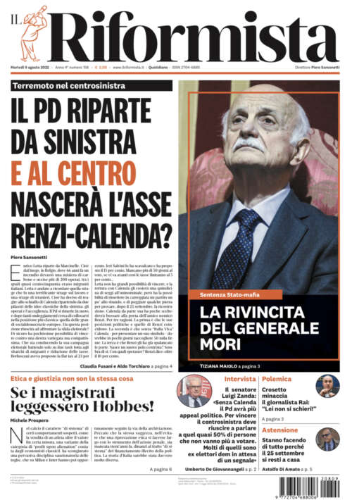 Quotidiano del 9 agosto 2022