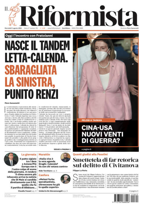 Quotidiano del 3 agosto 2022