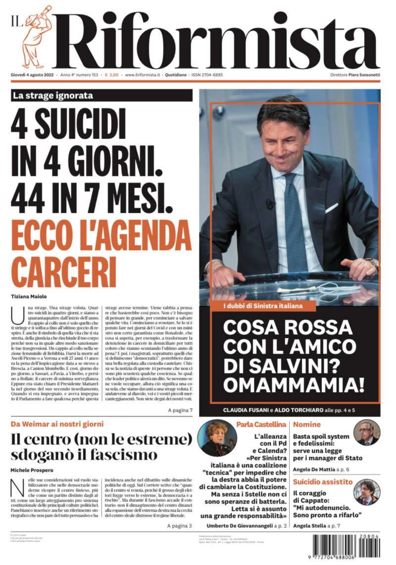 Quotidiano del 4 agosto 2022
