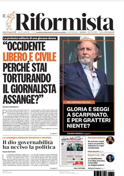 Quotidiano del 20 agosto 2022