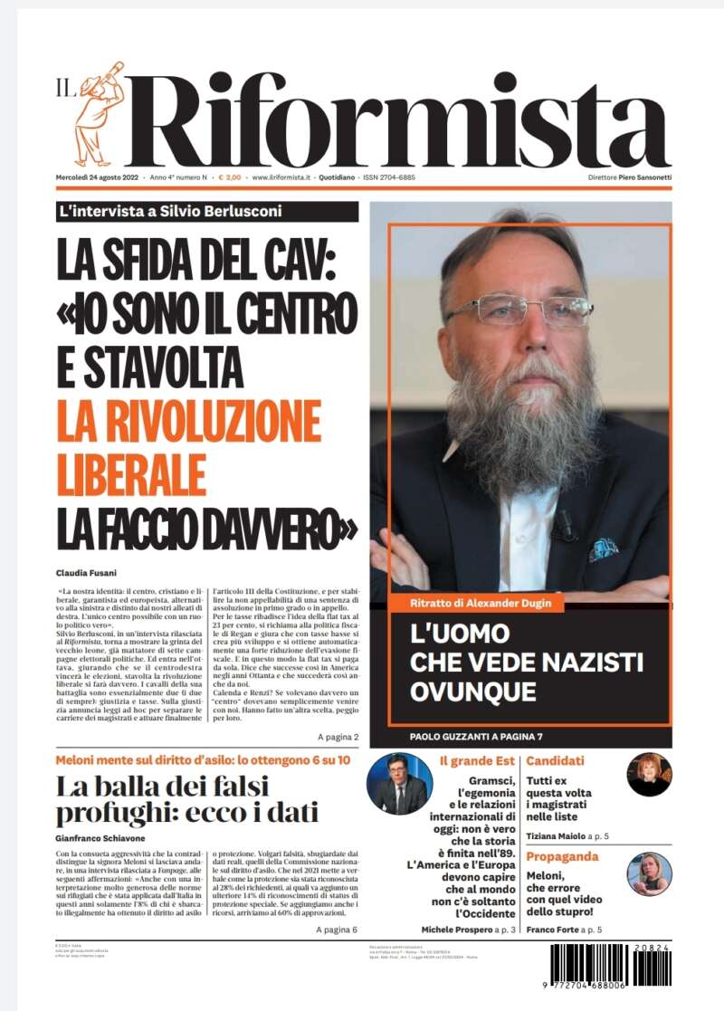 Quotidiano del 24 agosto 2022