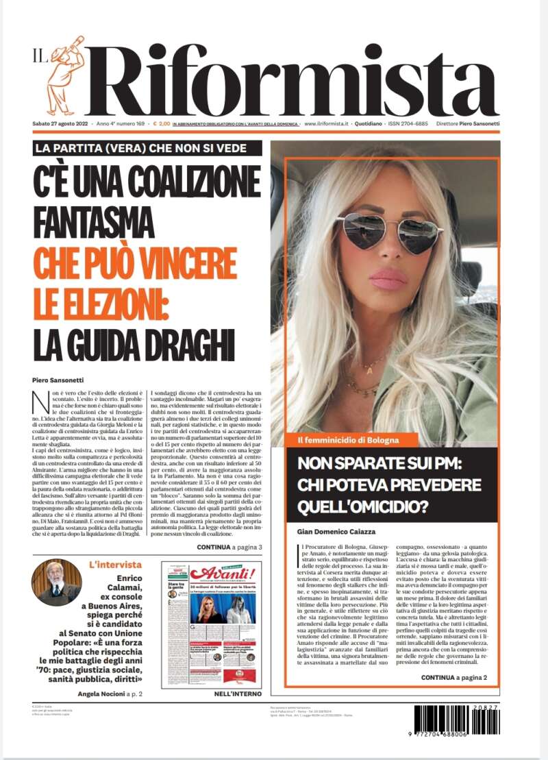 Quotidiano del 27 agosto 2022