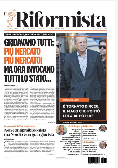 Quotidiano del 31 agosto 2022
