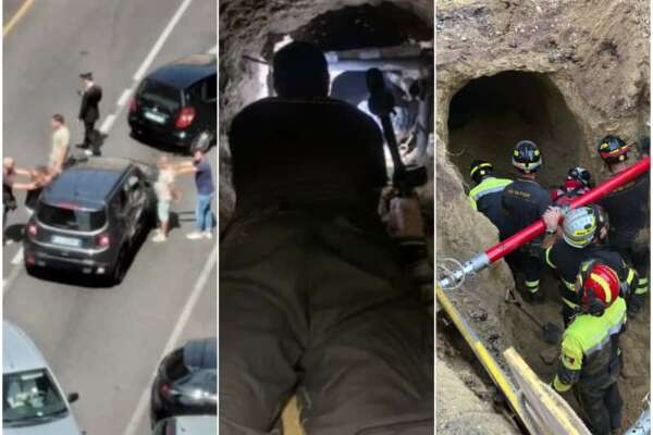Banda del buco in azione, ladro resta intrappolato nel tunnel: “Vi prego, salvatemi!”