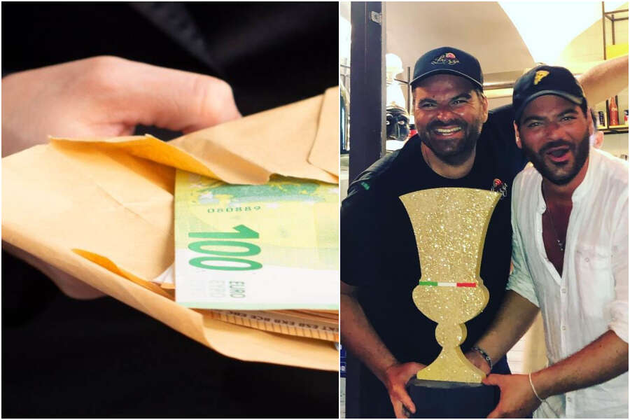 Trova una busta piena di soldi nella sua pizzeria, cerca i proprietari per restituirli: “Non voglio che si parli male di Napoli”