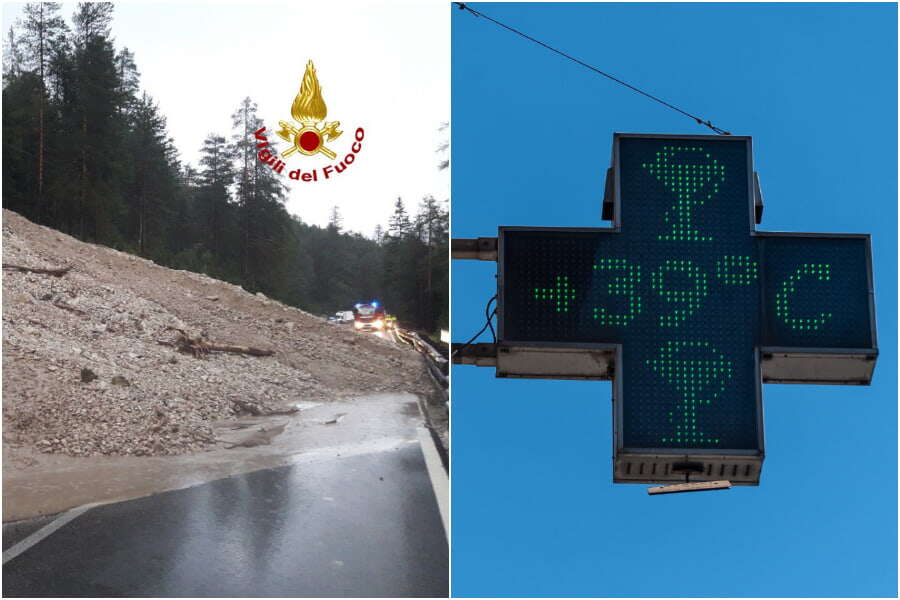 Pazzo meteo, maltempo al Nord e temporali in arrivo al Centro Sud: caldo e afa ancora per poco