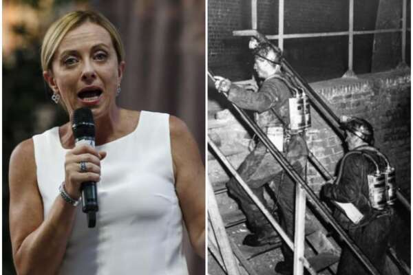 Marcinelle, l’alt di Giorgia Meloni: “No a strumentalizzazioni sui migranti, italiani non erano clandestini in Belgio”